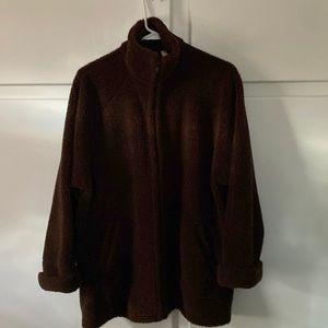 Womens sz. Med. fleece jacket with two side pockets hardly worn